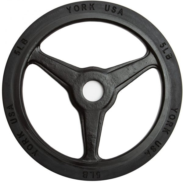 York Barbell Bumper Grip Plate (Color)