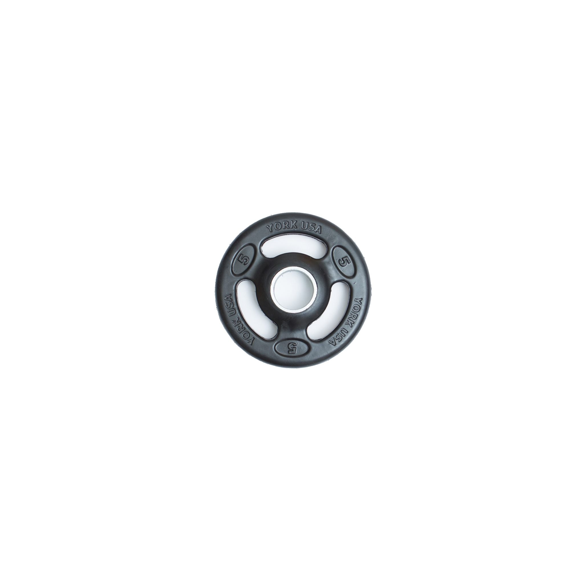York Barbell 2" Iso-Grip Rubber Encased Steel Olympic Plate