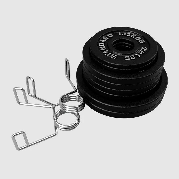 USA Olympic 46 LB Black Cast Iron Weight Set