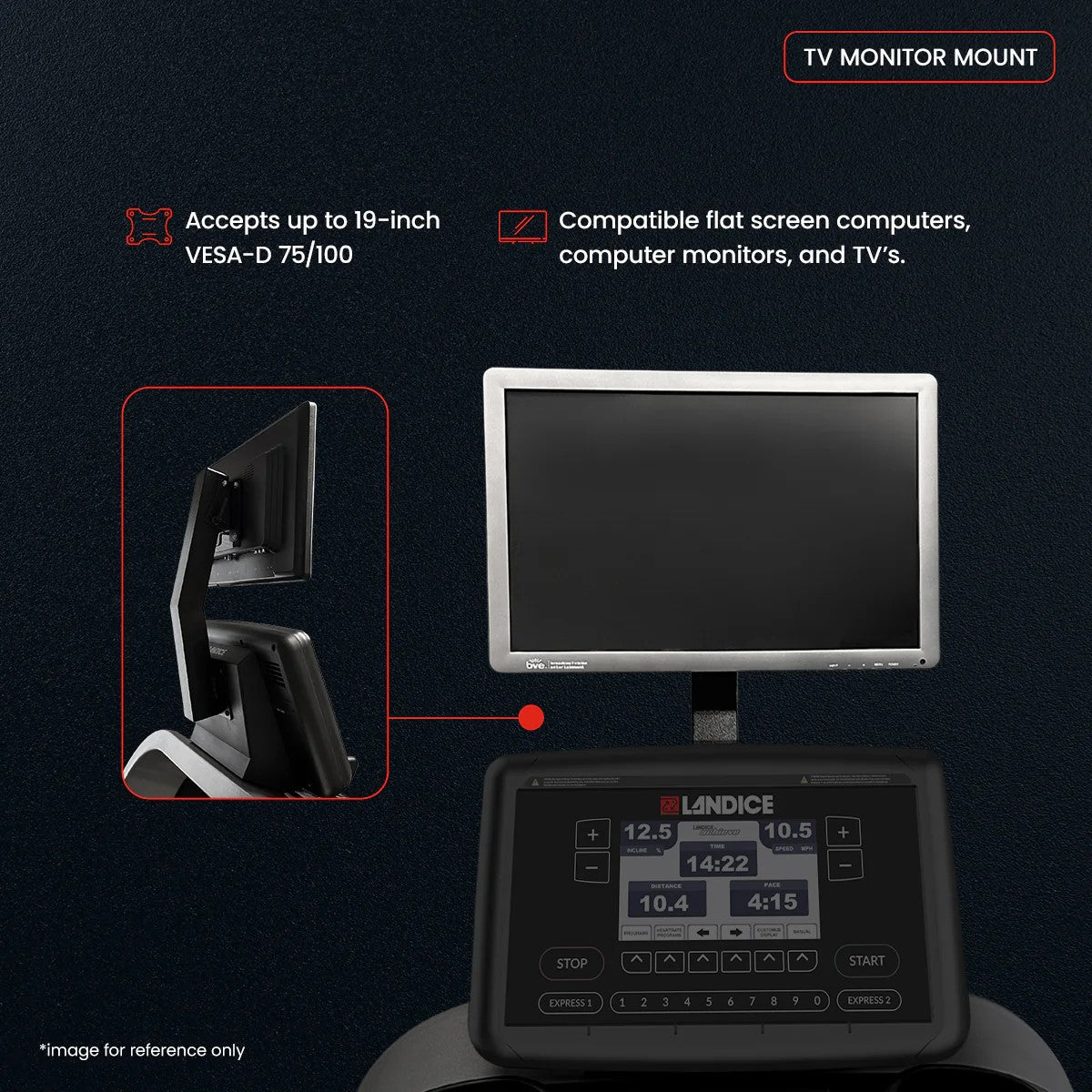 Landice U9 Achieve Commercial Upright Bike