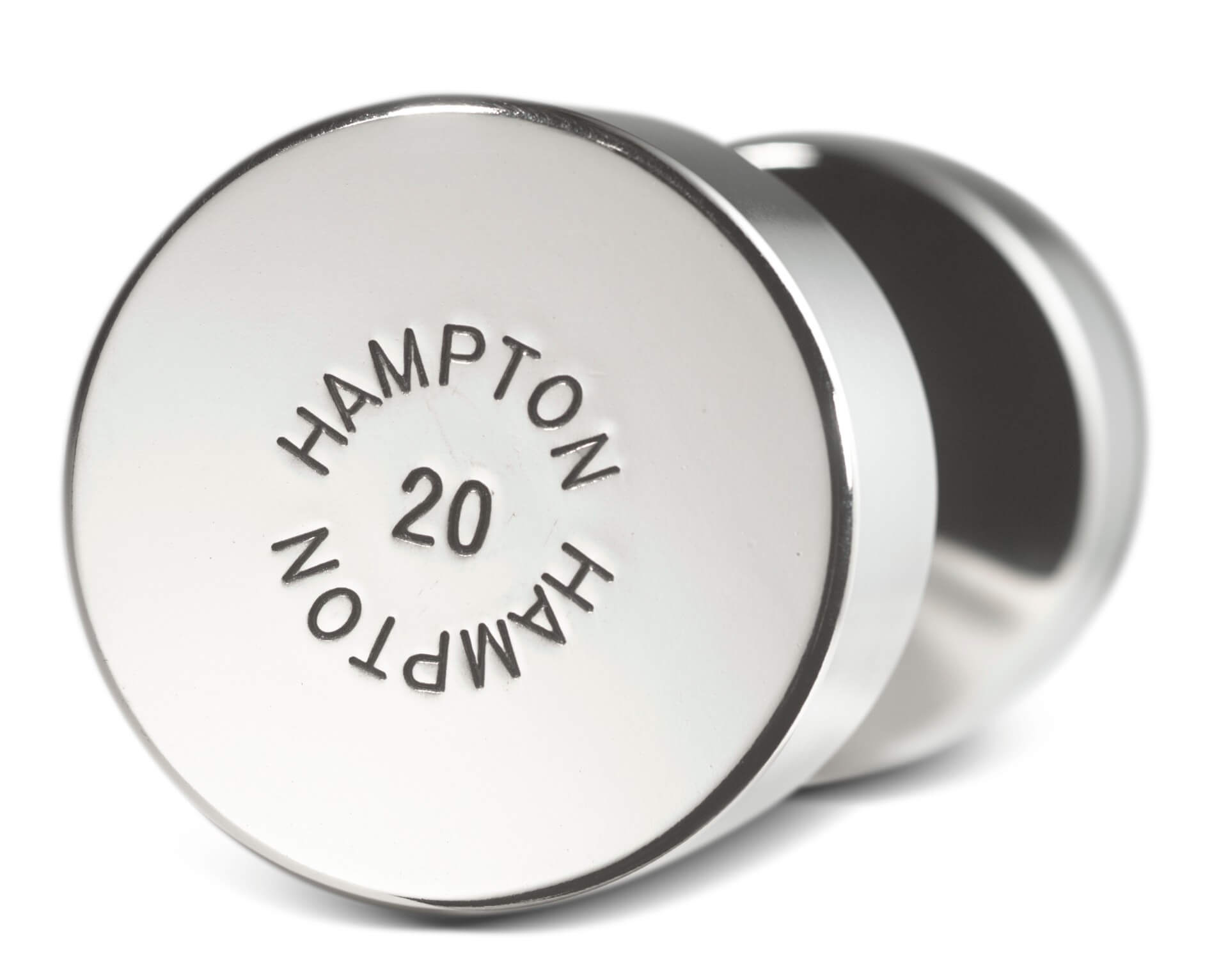 Hampton Fitness Chrome Beauty-Grip Dumbbells – Pairs