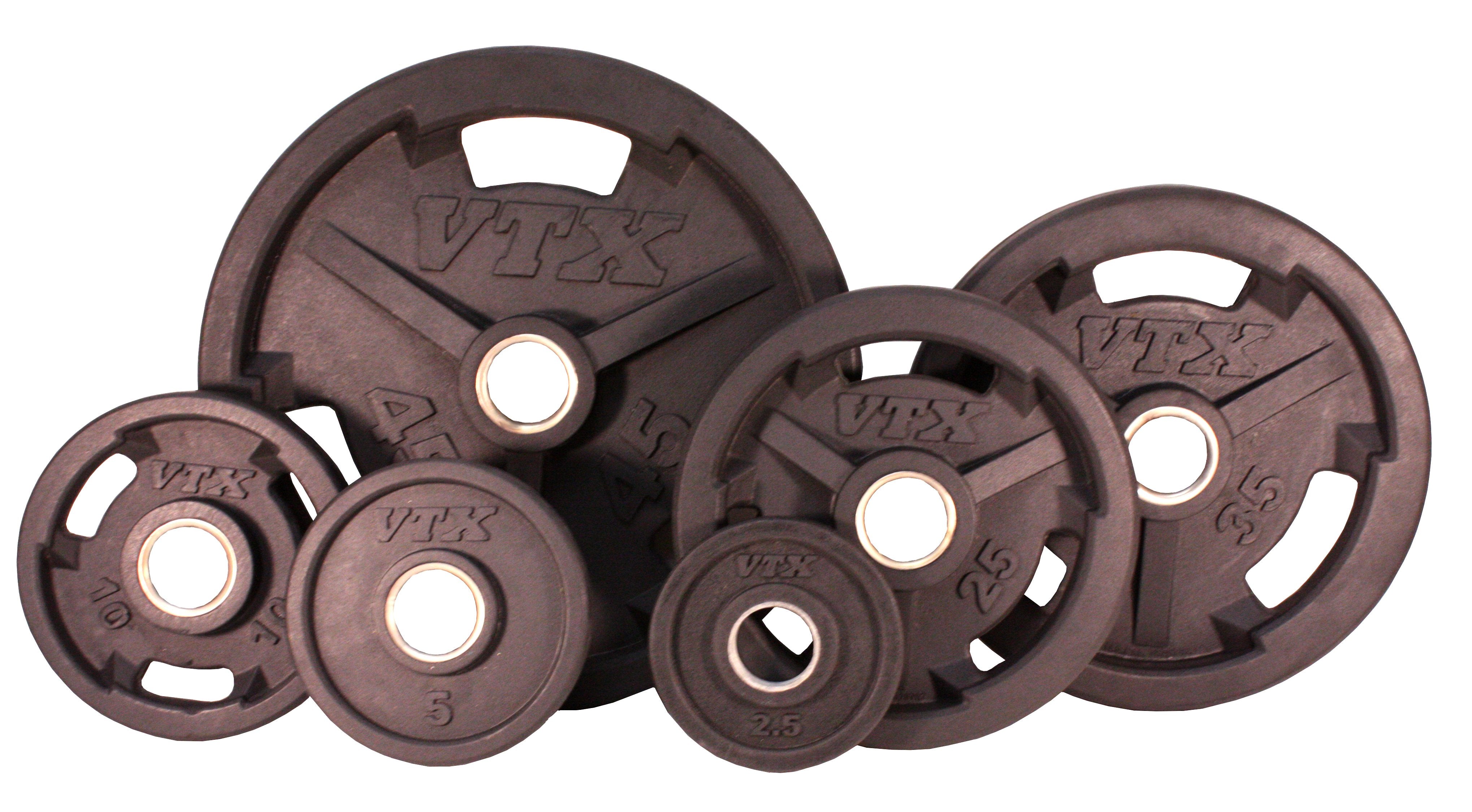 VTX Olympic Rubber Grip Plates