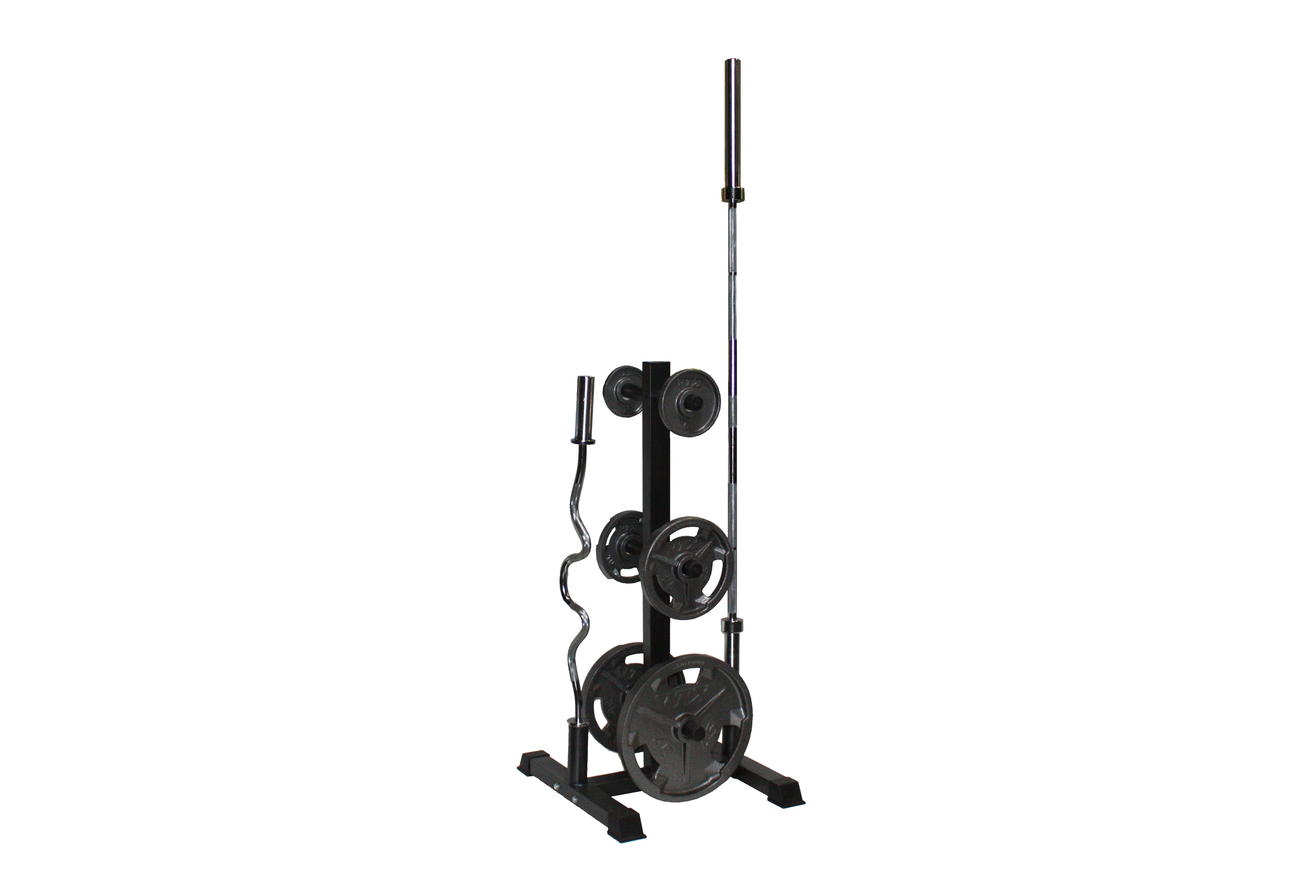 VTX Vertical Olympic Bumper Plate and Bar Rack