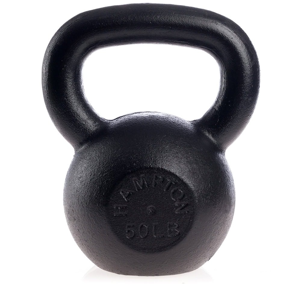 Hampton Fitness Traditional “Old School” Kettlebell Pack 5-50 LB