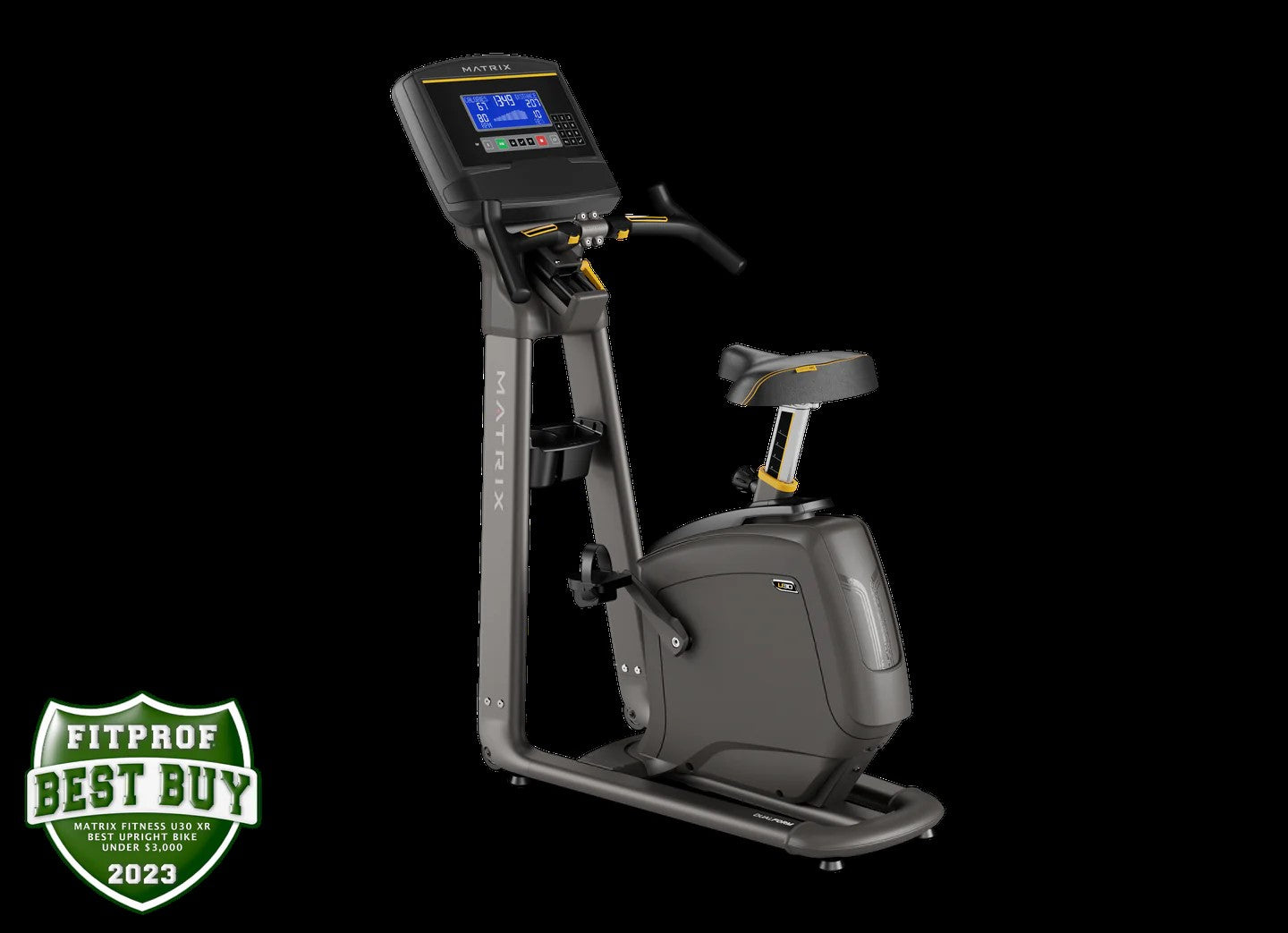 Matrix Fitness U30 Twin Mast Upright Bike - Main Image