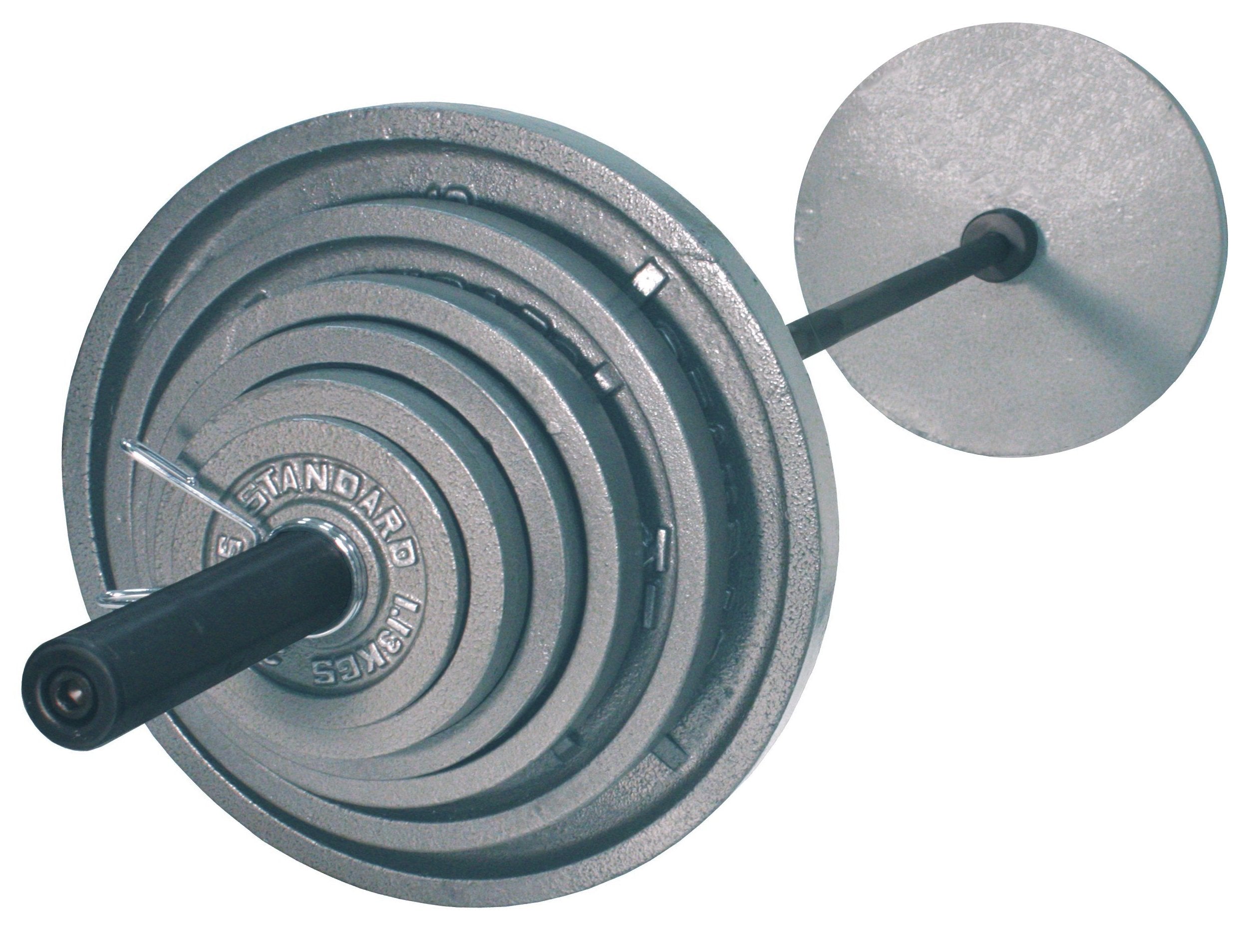 USA Olympic 300 LB Gray Cast Iron Weight Set