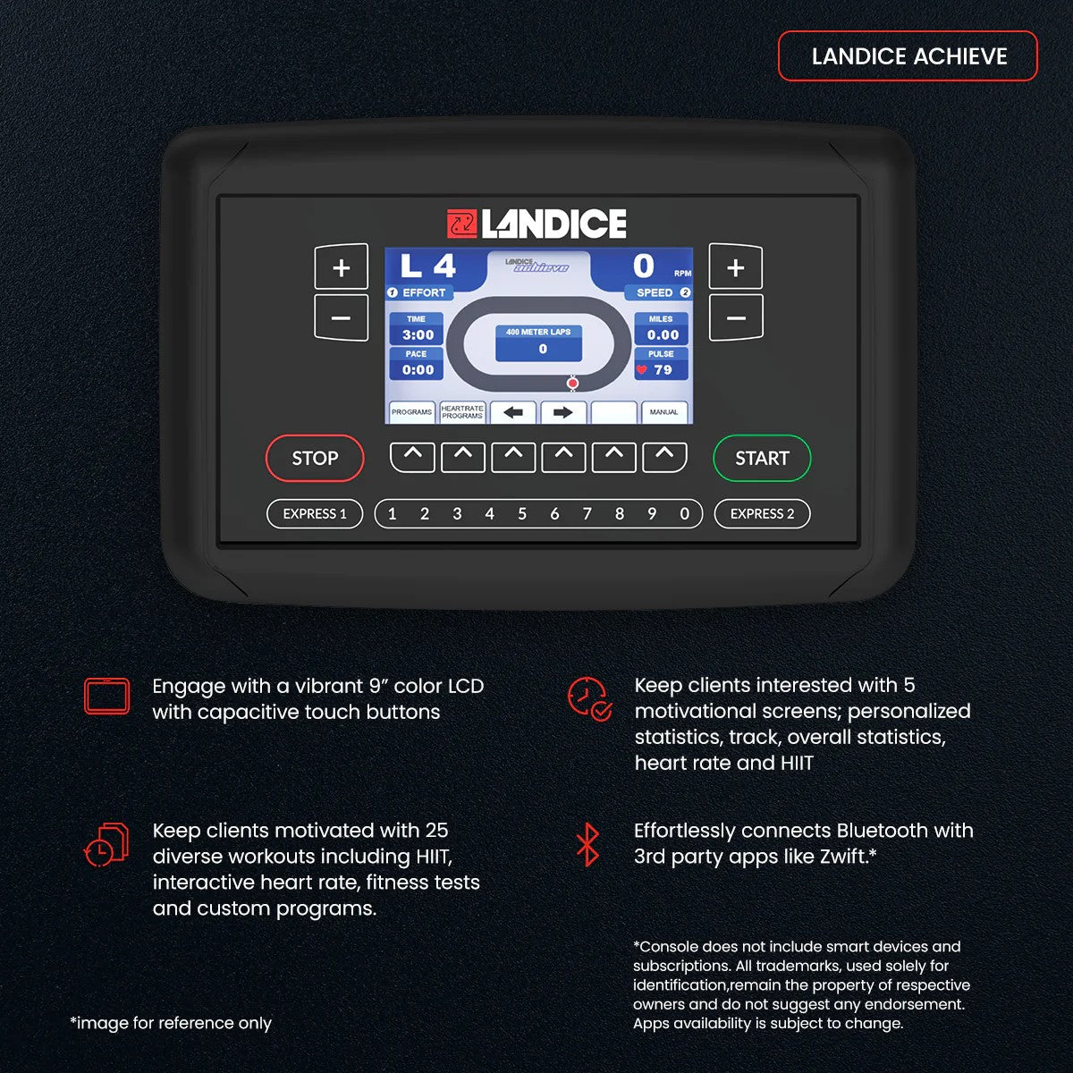 Landice R9 Achieve Rehab Recumbent Bike