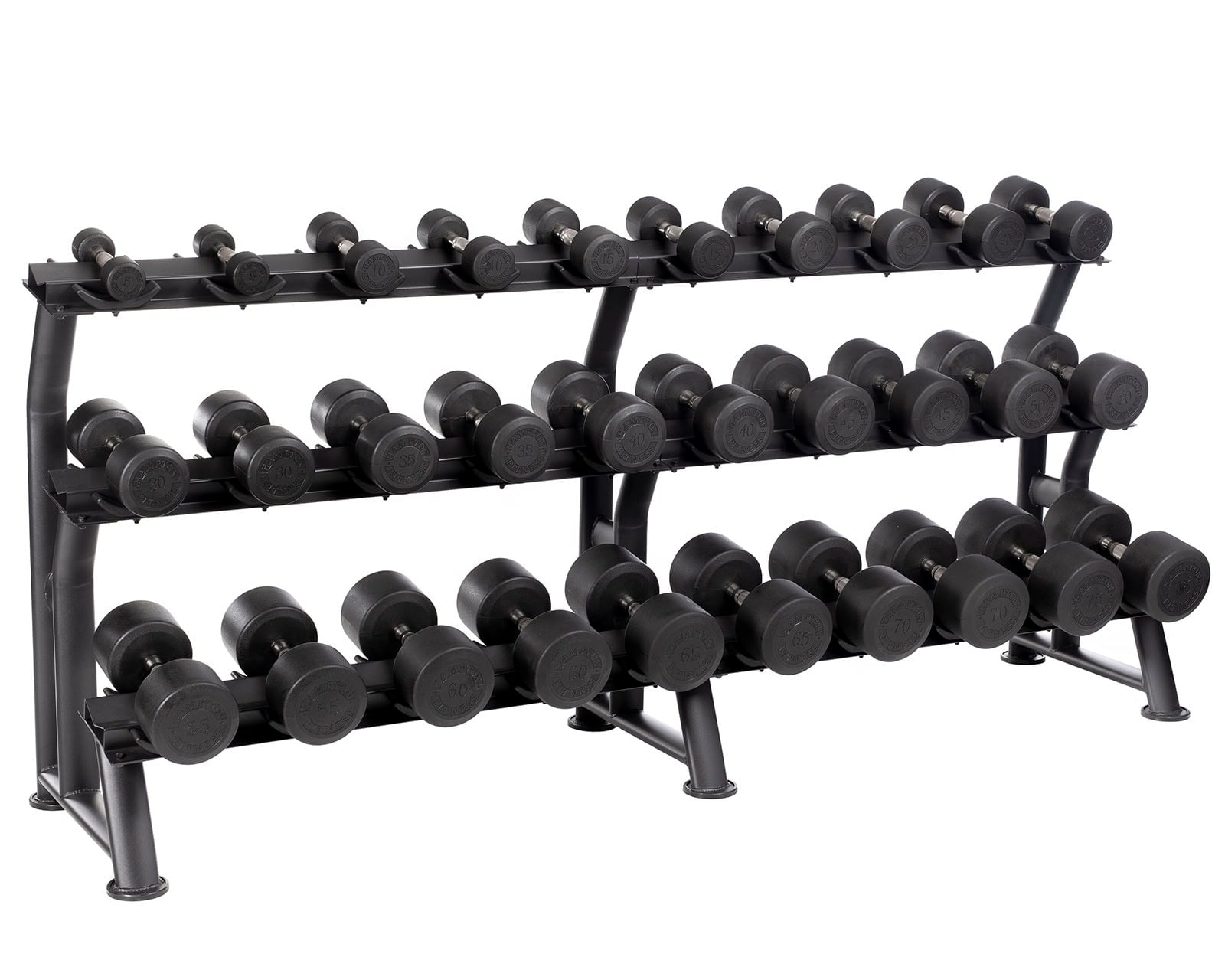 Hampton Fitness Dura-Pro Dumbbells 55-100 LB Set