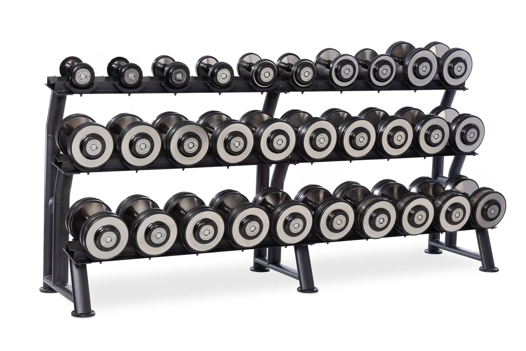 Hampton Fitness Eclipse Pro Style Dumbbell Pack 5lb – 75lb