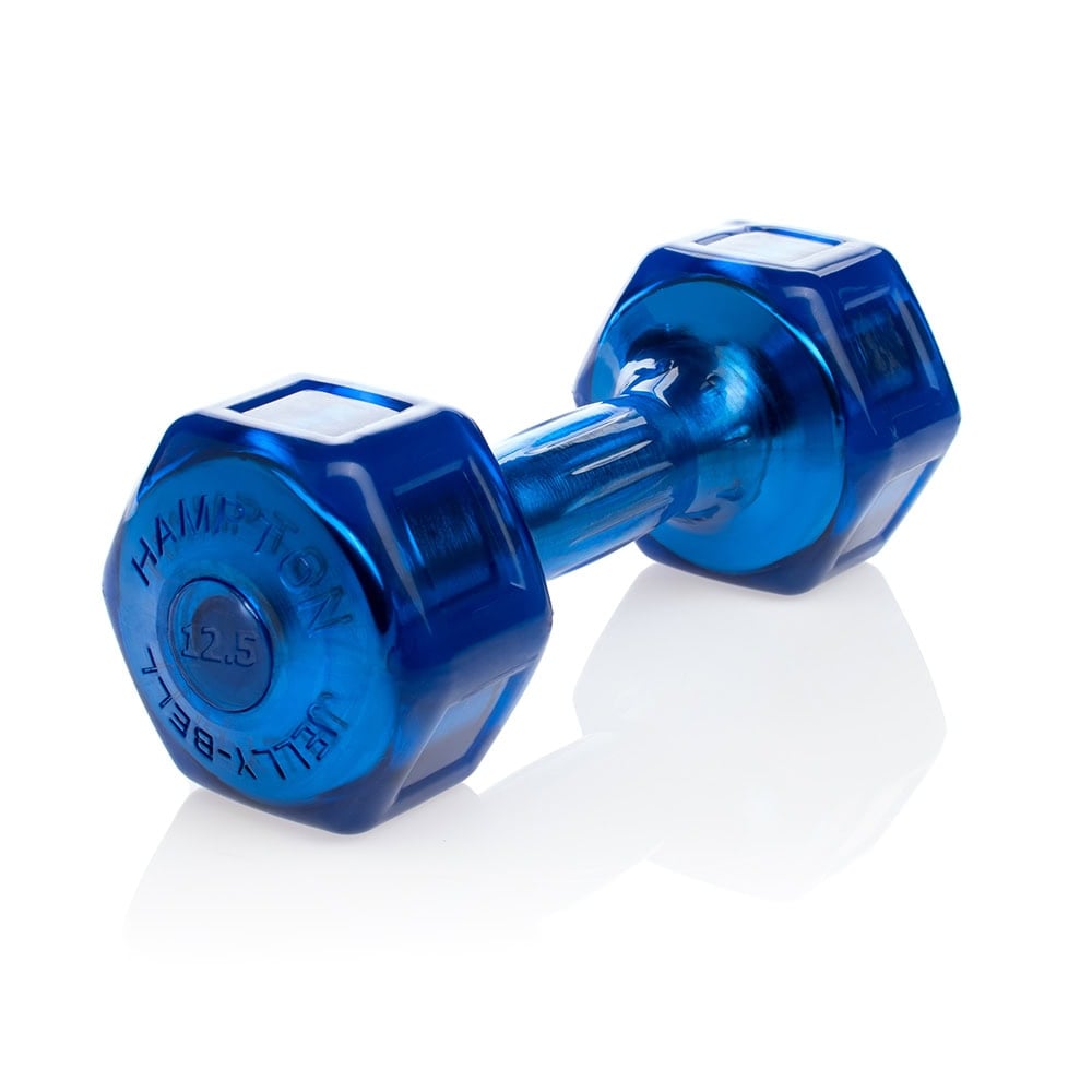 Hampton Fitness JELLY-BELL Urethane Aerobic Dumbbells | Club Pack Eight