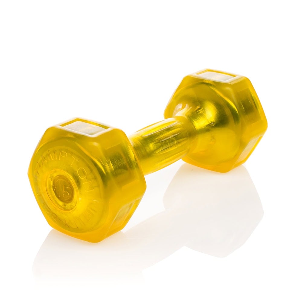 Hampton Fitness JELLY-BELL Urethane Aerobic Dumbbells | Club Pack Eight