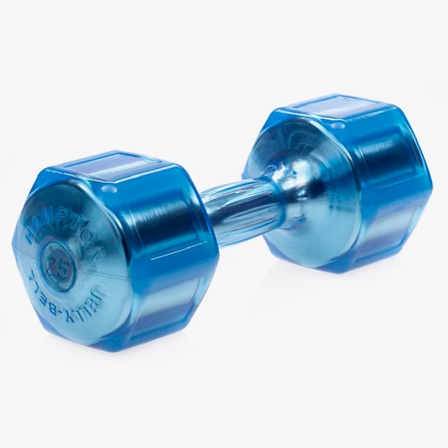 Hampton Fitness JELLY-BELL Urethane Aerobic Dumbbells | Club Pack Eight