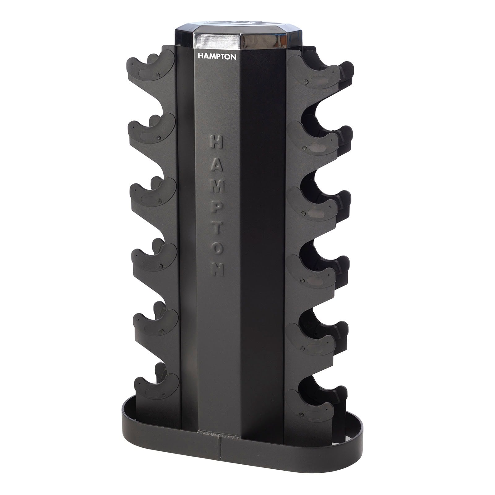 Hampton Fitness 2-Sided Vertical Rack | 6 Pairs Jelly-Bell or Neo-Hex