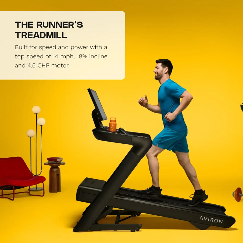Aviron Podium Treadmill w/HD Touchscreen