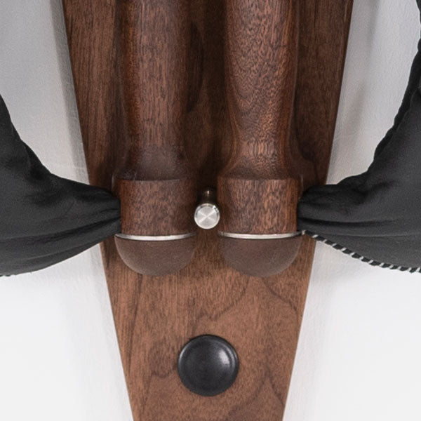 NOHRD SwingBells Board Walnut Black Leather