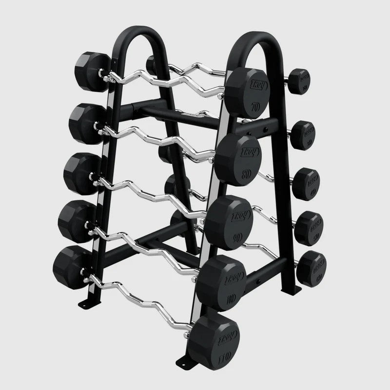 Troy Fitness Fixed Rubber Barbell Pack