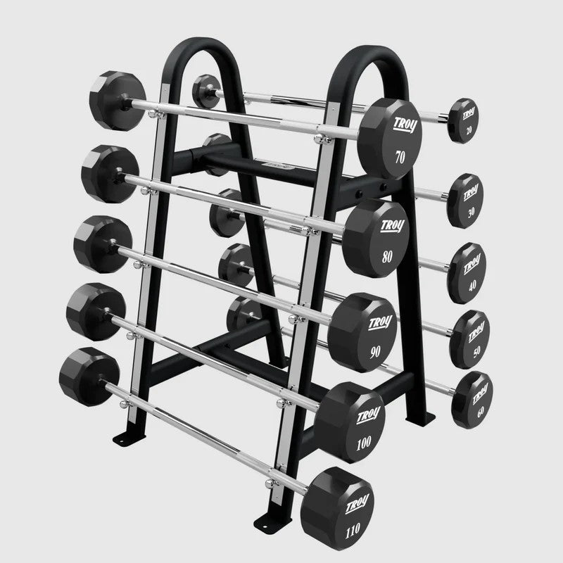 Troy Fitness Fixed Urethane Barbell Pack