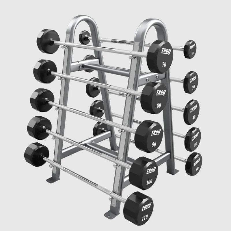 Troy Fitness Fixed Urethane Barbell Pack