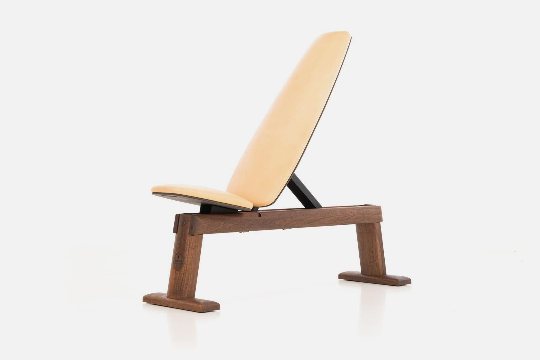 NOHRD Weight Bench - Genuine Natural Leather
