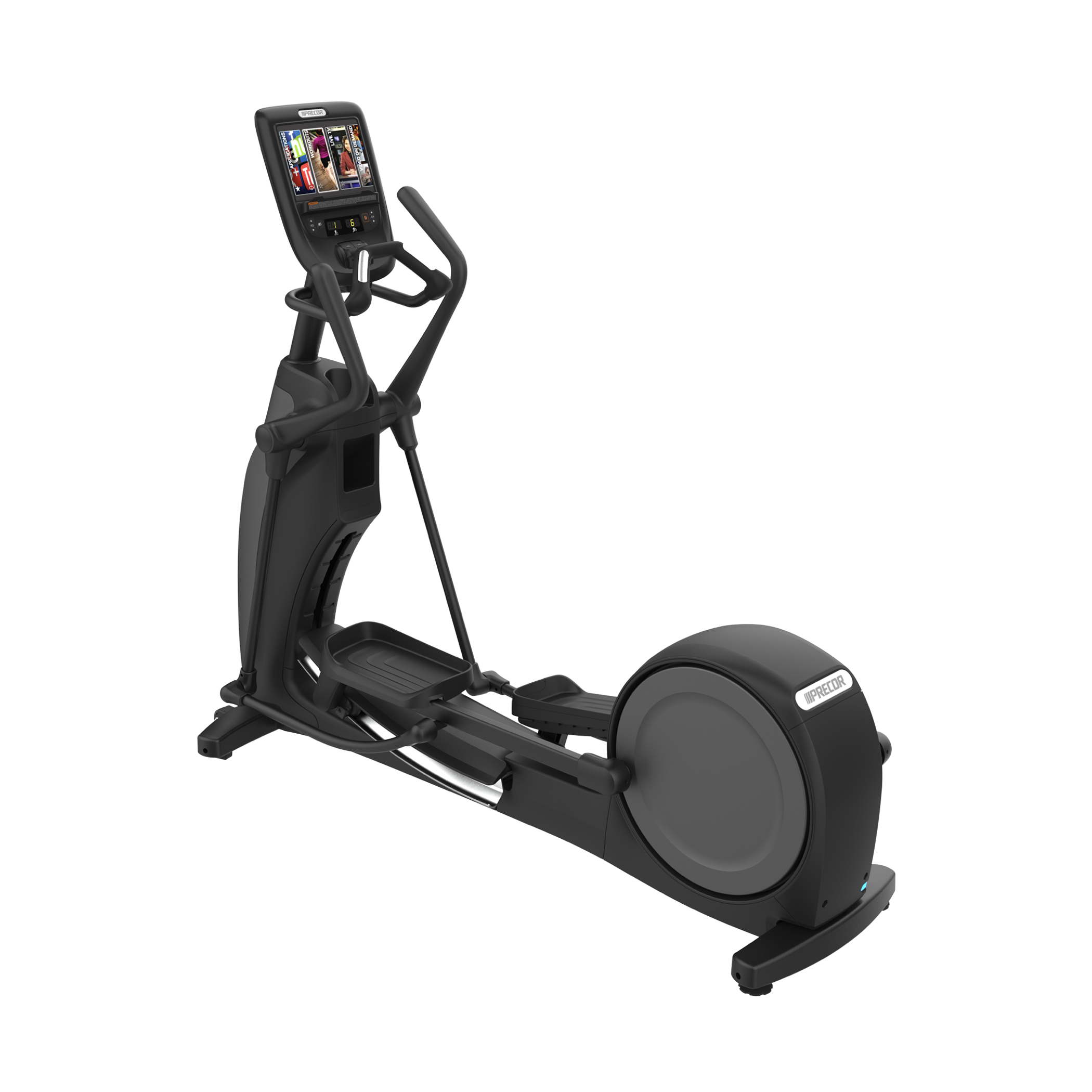 Precor EFX 865 elliptical with P62 console in black pearl