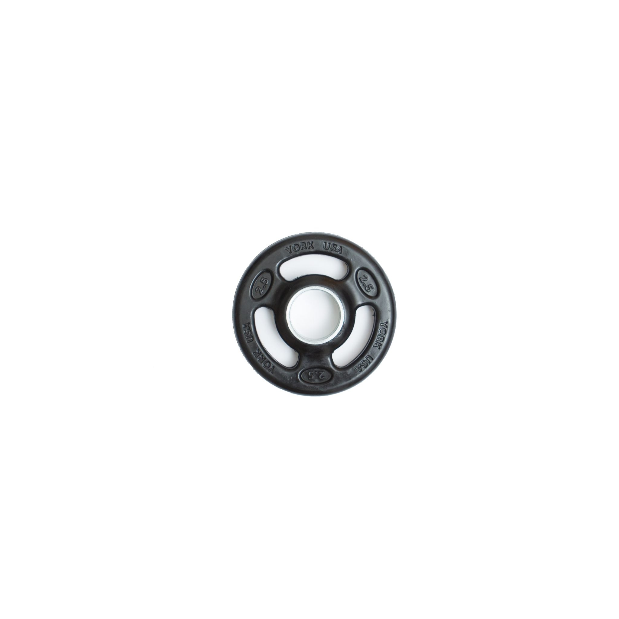 York Barbell Iso-Grip Rubber Encased Steel Olympic Plate Set