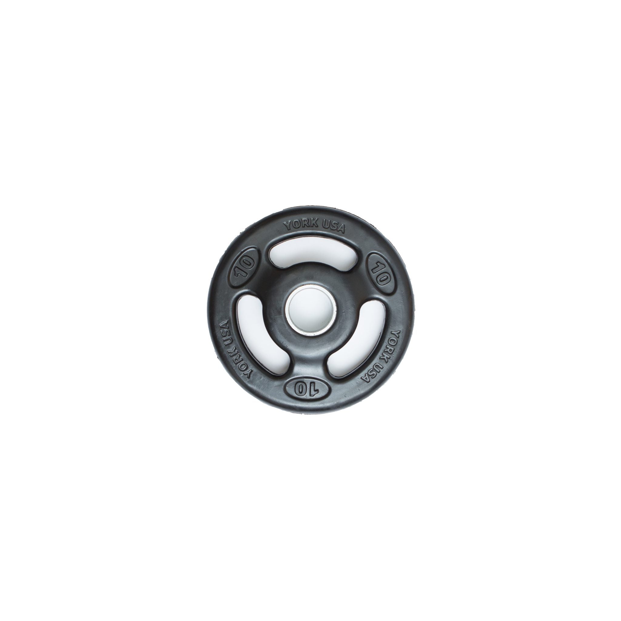 York Barbell Iso-Grip Rubber Encased Steel Olympic Plate Set