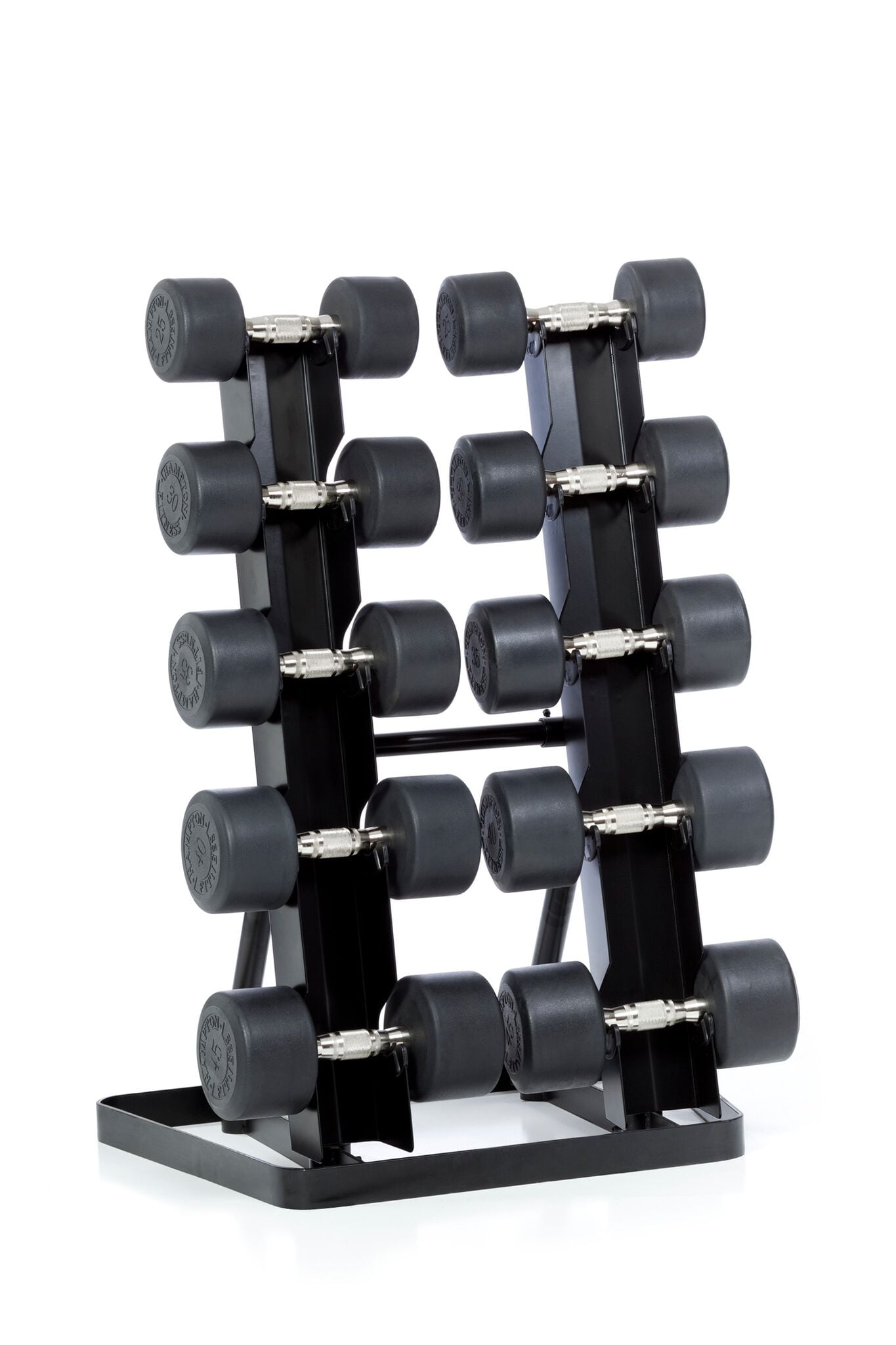 Hampton Fitness Vertical Twin Tower Dumbbell Rack | 5 Pairs