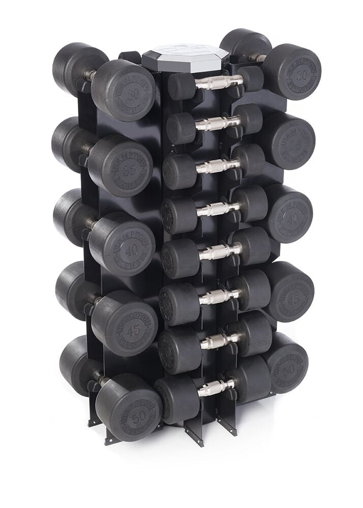 Hampton Fitness 4-Sided Vertical Rack