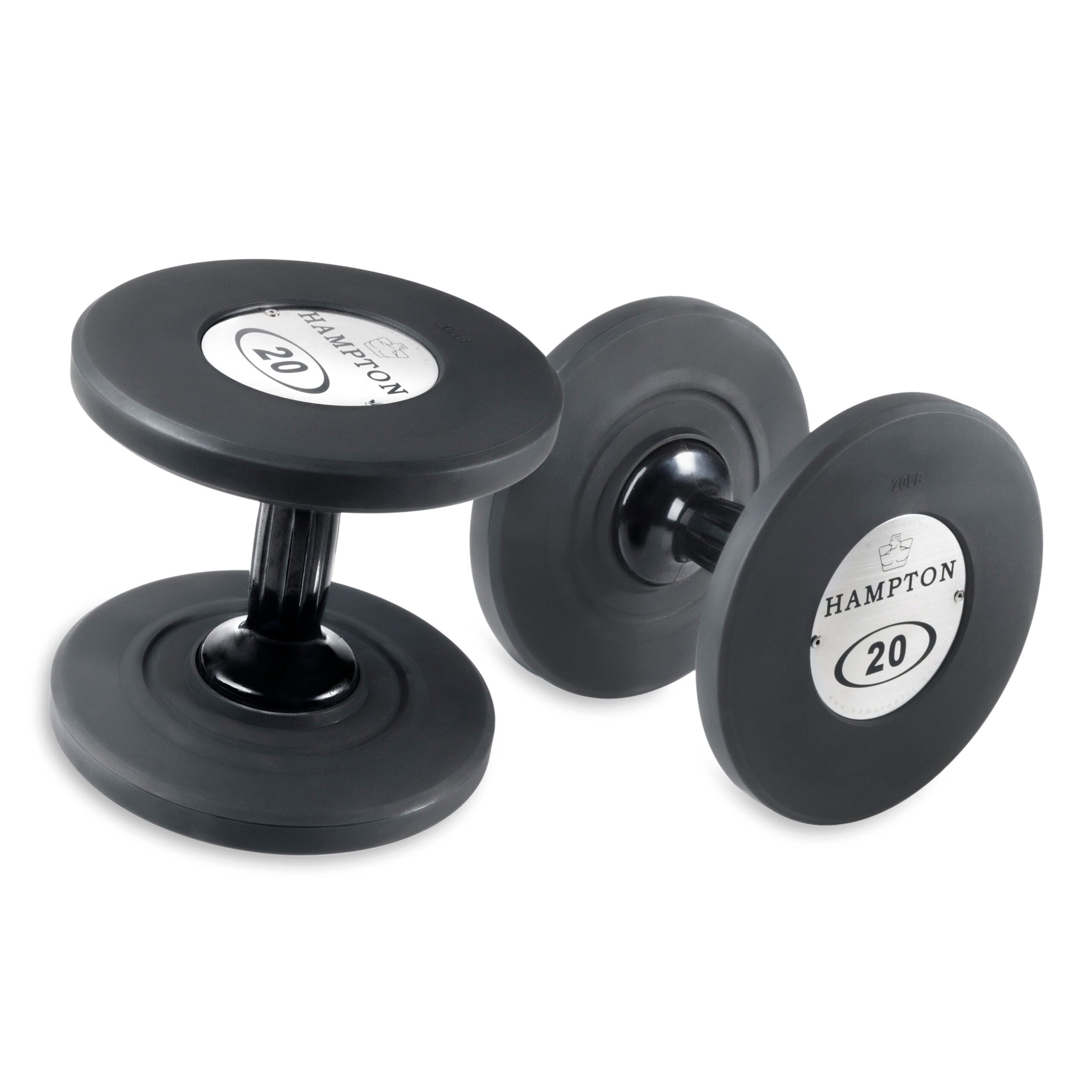 Hampton Fitness Gel-Grip® Urethane Dumbbells – Pairs