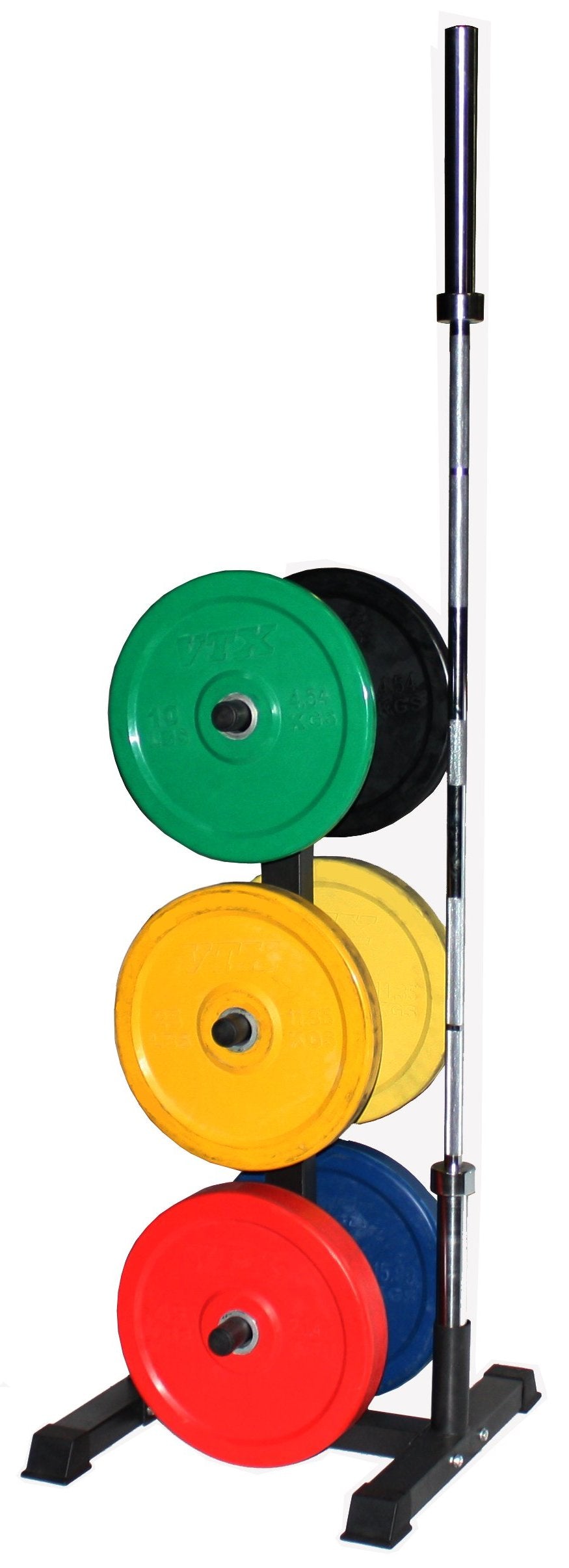 VTX Vertical Olympic Bumper Plate and Bar Rack