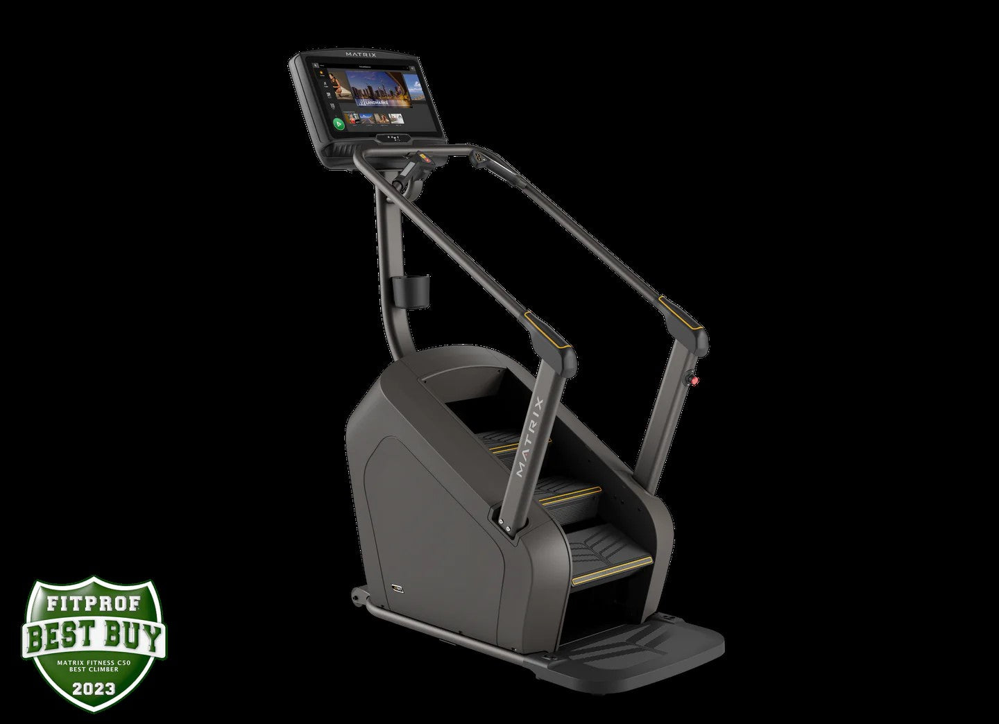 Cardio:Steppers:Stair Steppers:Matrix Fitness C50 ClimbMill Stepper with XUR Console