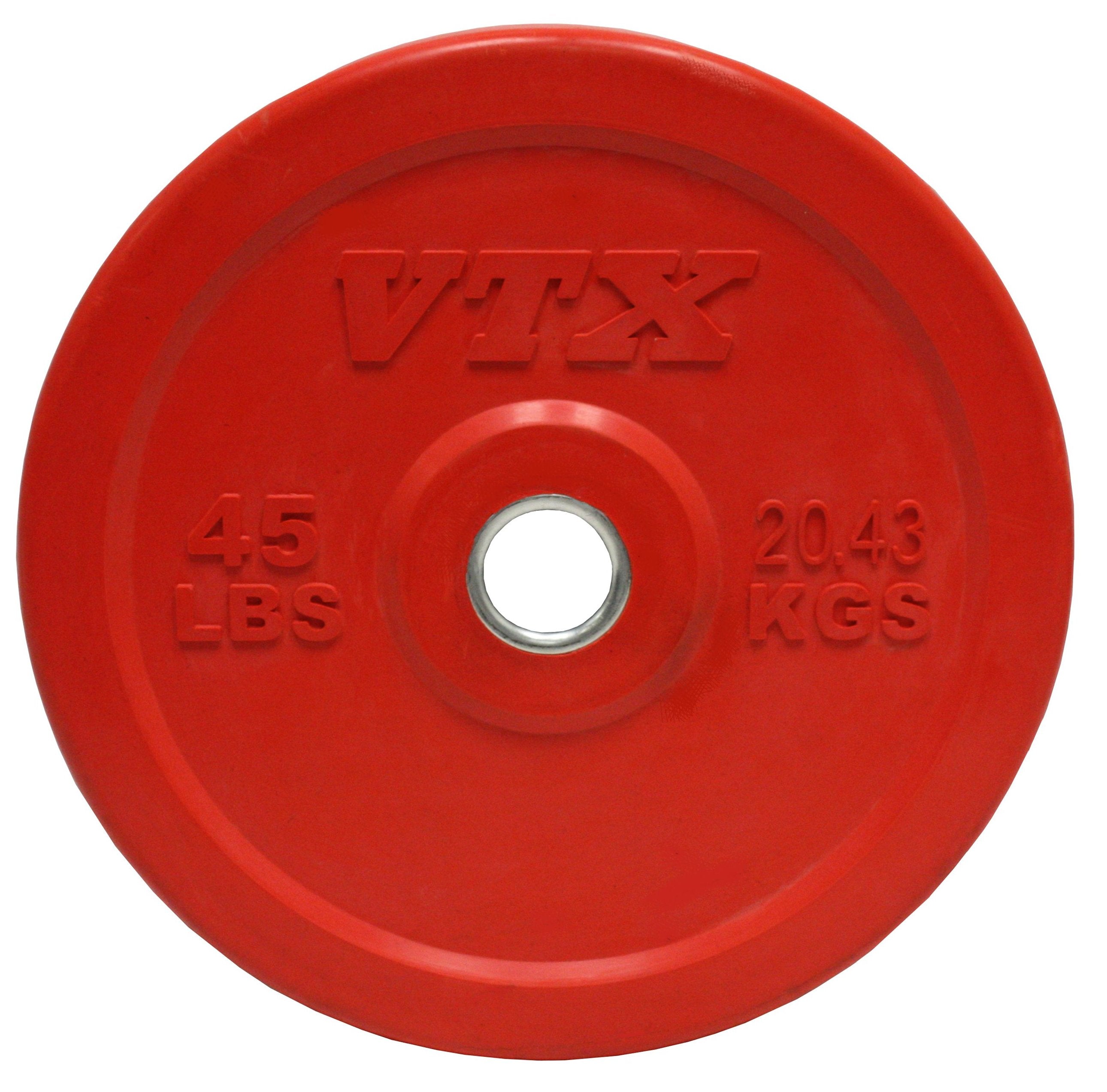 VTX Olympic Rubber Colored Bumper Plates