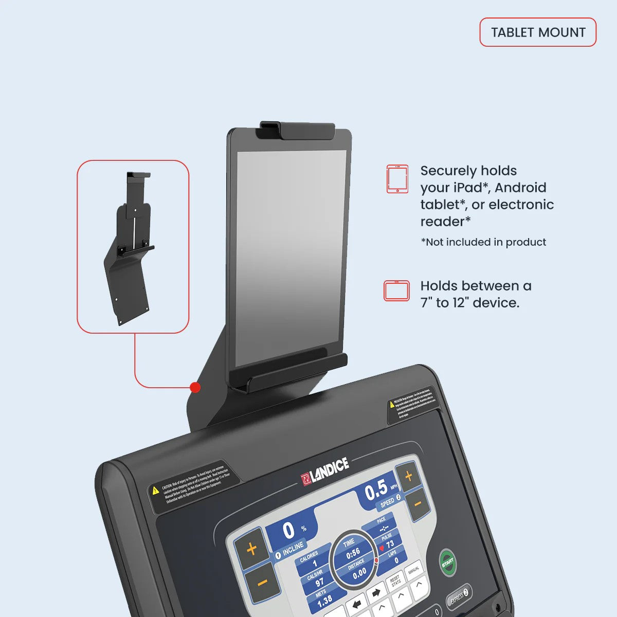 Landice E9 Elliptical Trainer with Achieve Console