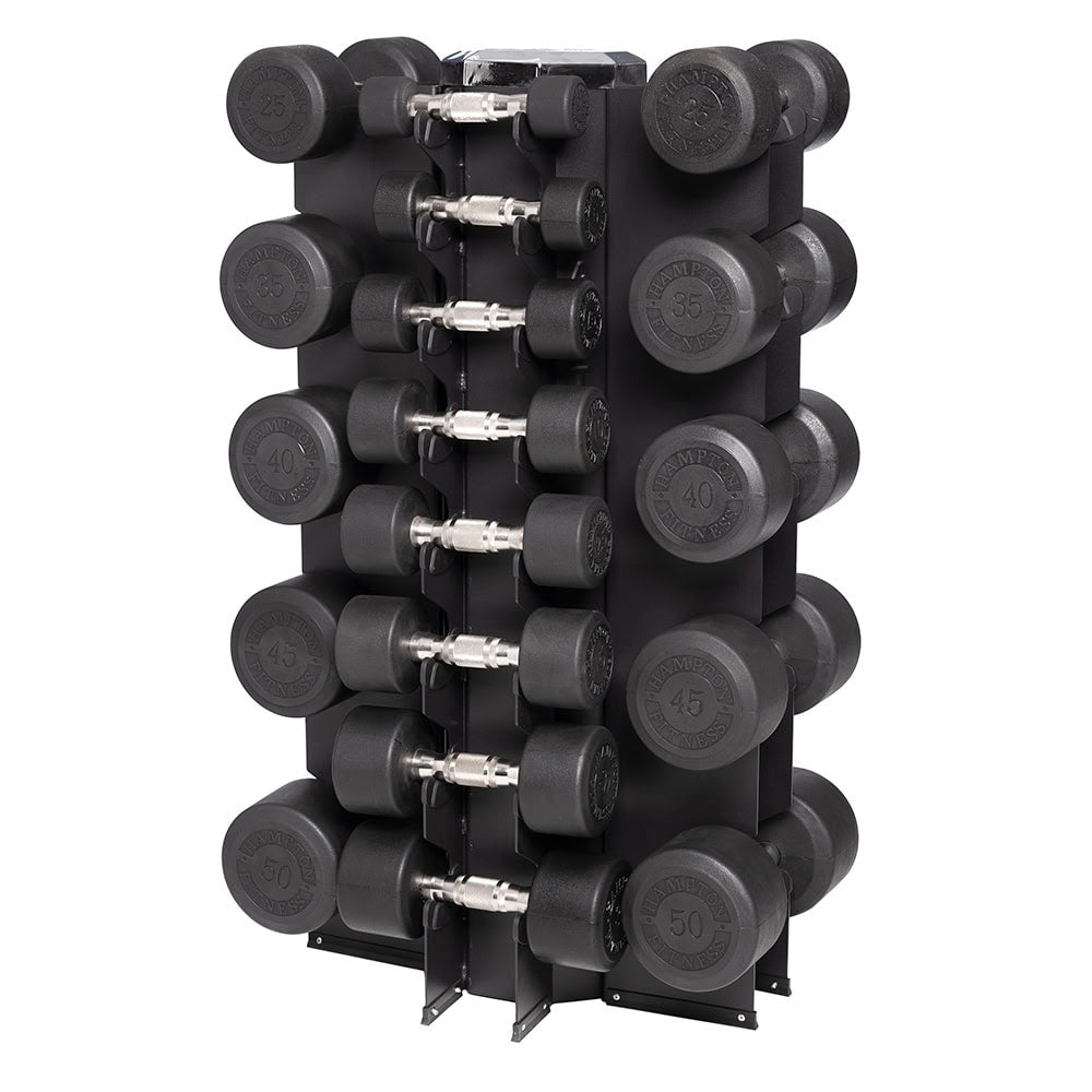 Hampton Fitness Dura-Pro Dumbbells 5-50 LB Set