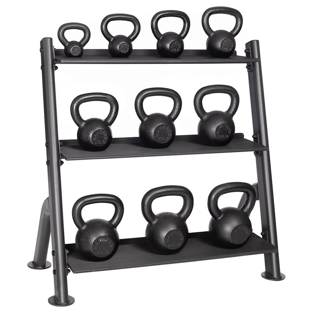 Hampton Fitness Traditional “Old School” Kettlebell Pack 5-50 LB