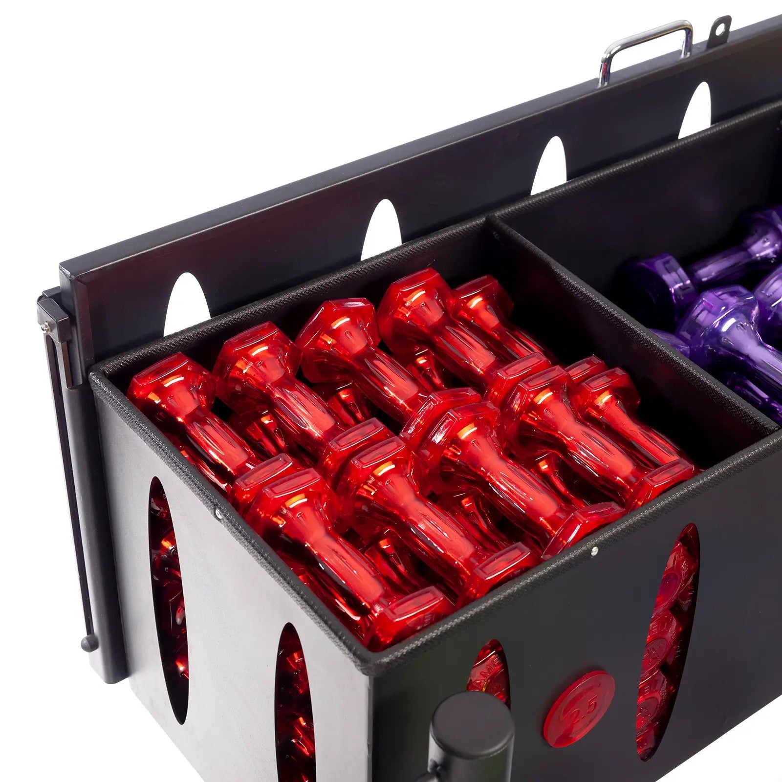 Hampton Fitness 2-Tiered, 8-compartment | Jelly-Bell Rack