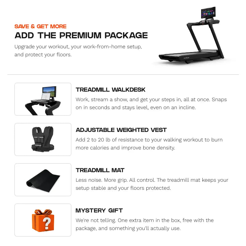 Aviron Justice Treadmill w/HD Touchscreen