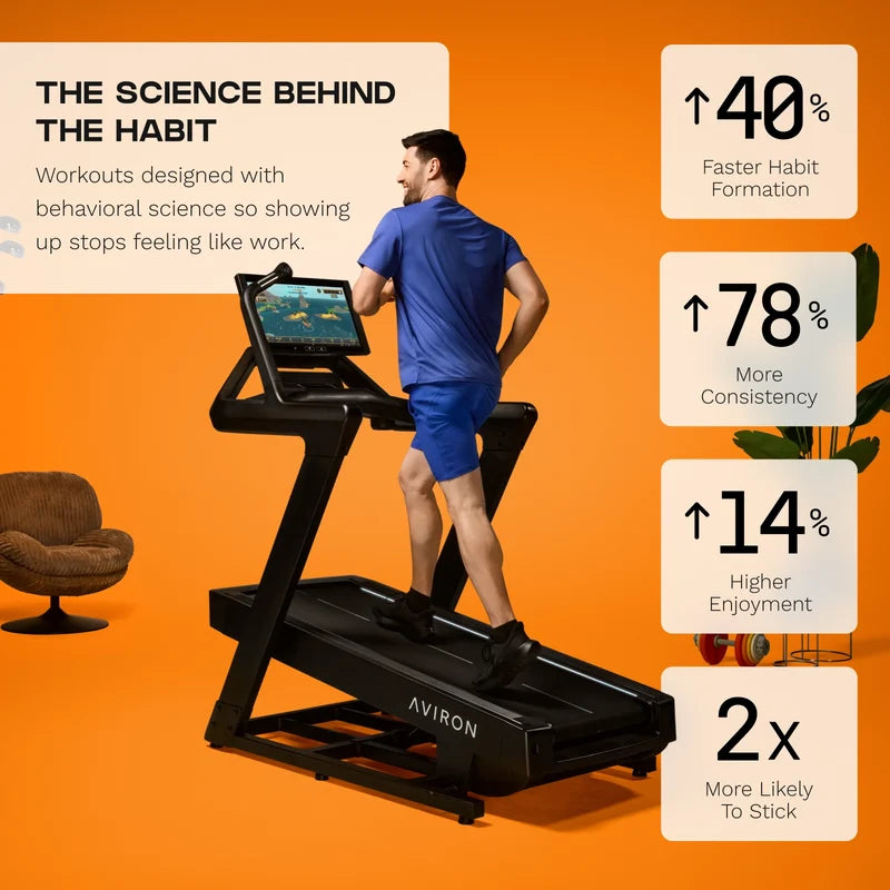 Aviron Summit Treadmill w/HD Touchscreen