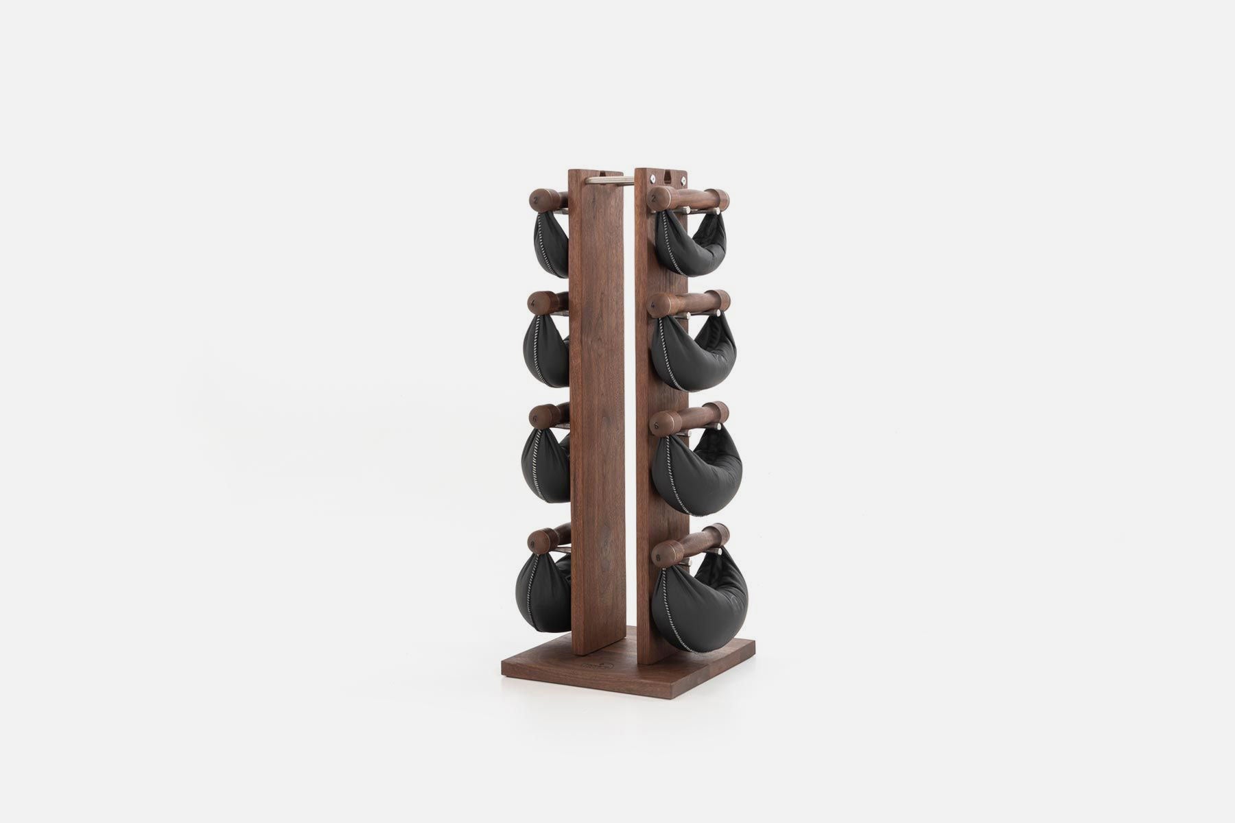 NOHRD Swing Tower Board Walnut Black Leather