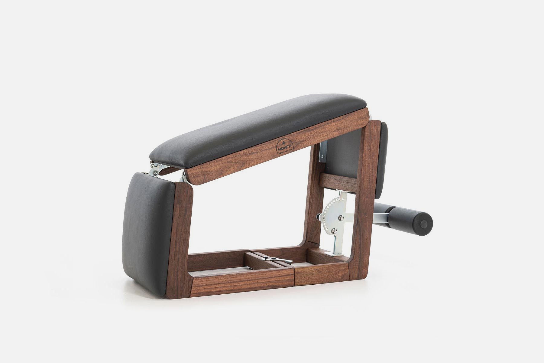 NOHRD Tria-Trainer 3-in-1 Bench - Genuine Leather - Black