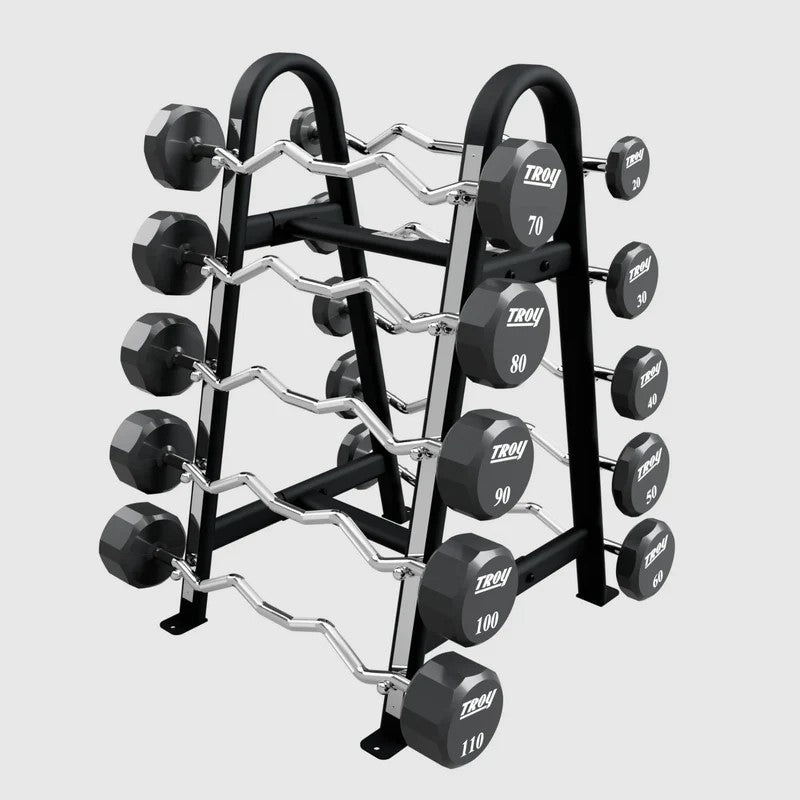 Troy Fitness Fixed Urethane Barbell Pack