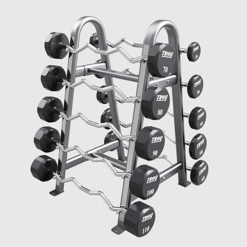 Troy Fitness Fixed Urethane Barbell Pack